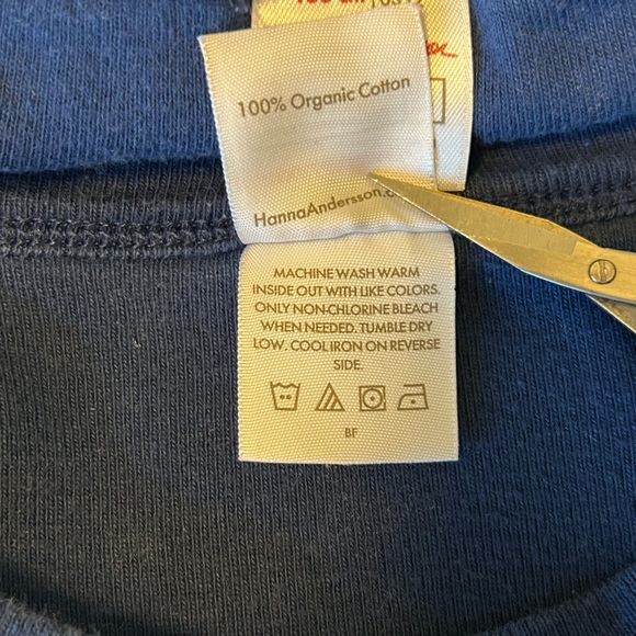 Sz12 Hanna Andersson Sprinkle of Stars Organic Pajama Set - Picture 7 of 8